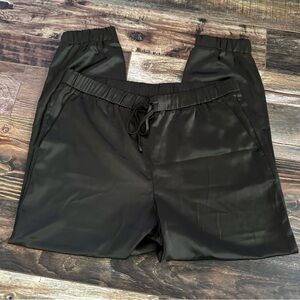 Banana Republic Dark Satin Joggers
